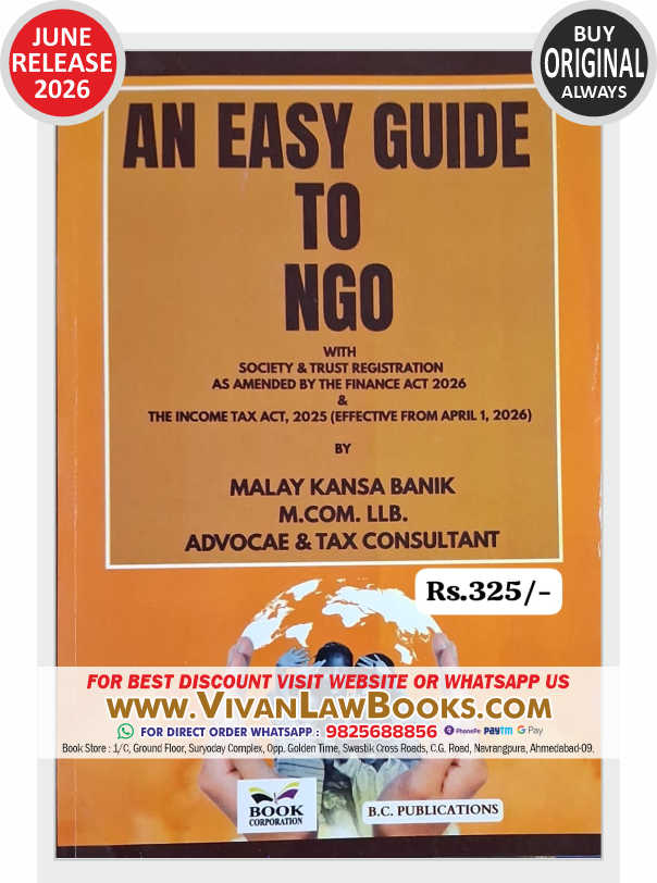 Easy Guide to NGO - New June 2026 Release by B C Publication