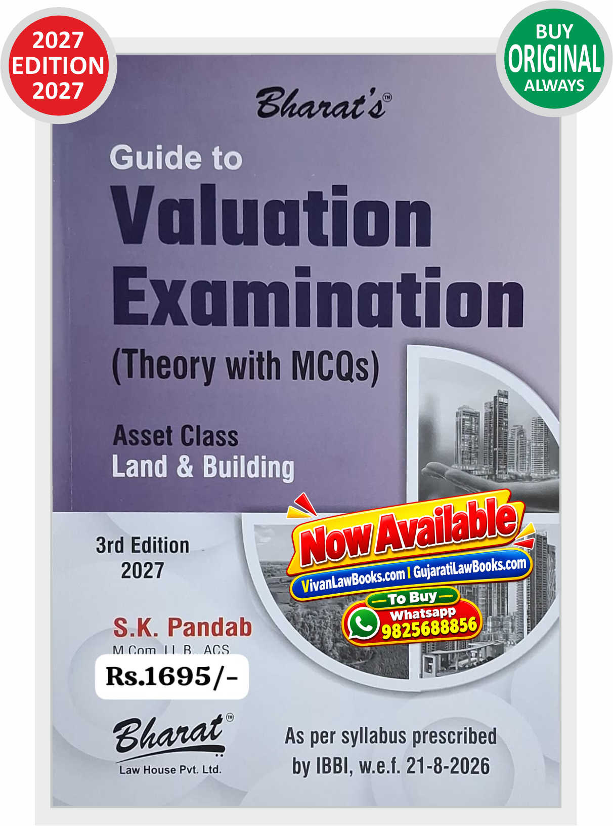 Land & Building Asset Class - Bharat's GUIDE TO VALUATION EXAMINATION (Theory with MCQs) - New 2027 Edition
