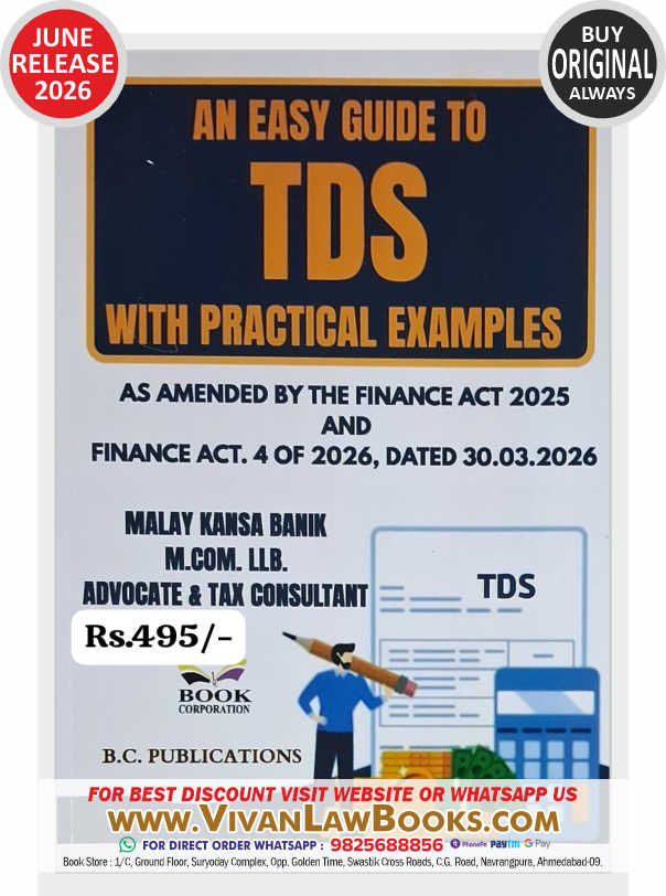 An Easy Guide to TDS with Practical Examples - New June 2026 Release by BC Publication