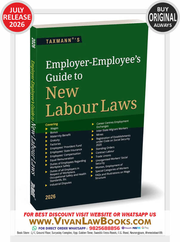 Employer - Employee's Guide to NEW LABOUR LAWS - New July 2026 Release by Taxmann