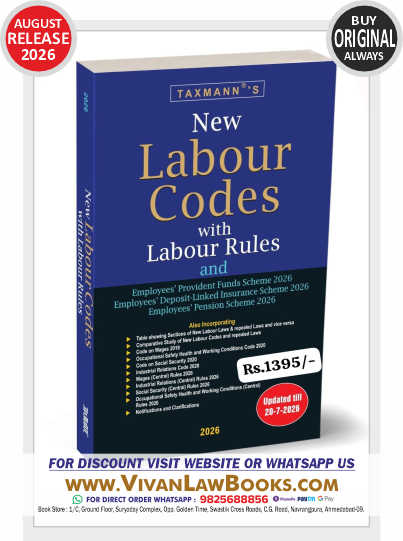 Taxmann's New Labour Codes with Labour Rules – August 2026 Release