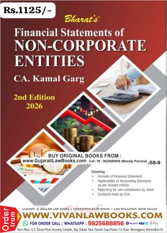 Financial Statements of NON-CORPORATE ENTITIES by CA Kamal Garg - New 2nd Edition June 2026 Release Bharat  *** ORIGINAL EDITION ***