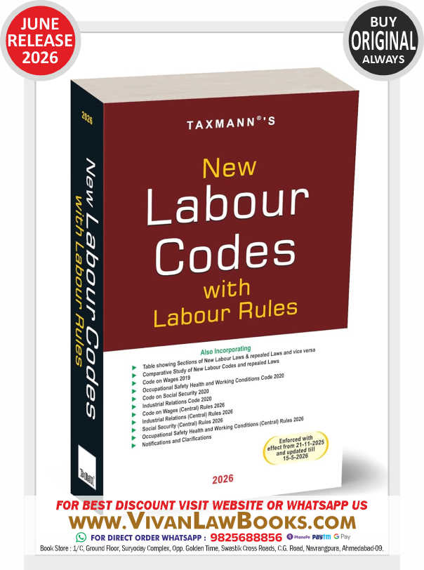 New Labour Codes with Labour Rules - New June 2026 Release by Taxmann