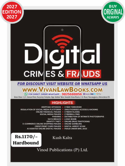 Digital Crimes & Frauds - by Kush Kalra - New 2027 Edition Vinod Publication