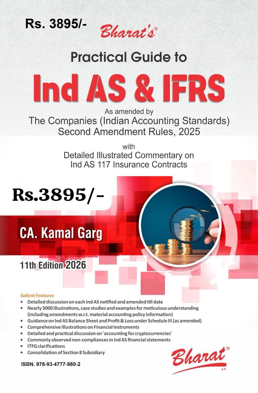 Practical Guide to Ind AS & IFRS by CA Kamal Garg - New 11th Edition May 2026 Release by Bharat