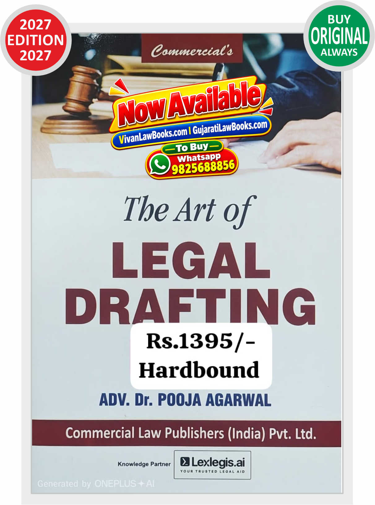 The Art of LEGAL DRAFTING by Adv Dr Pooja Agarwal - New 2027 Edition Commercial