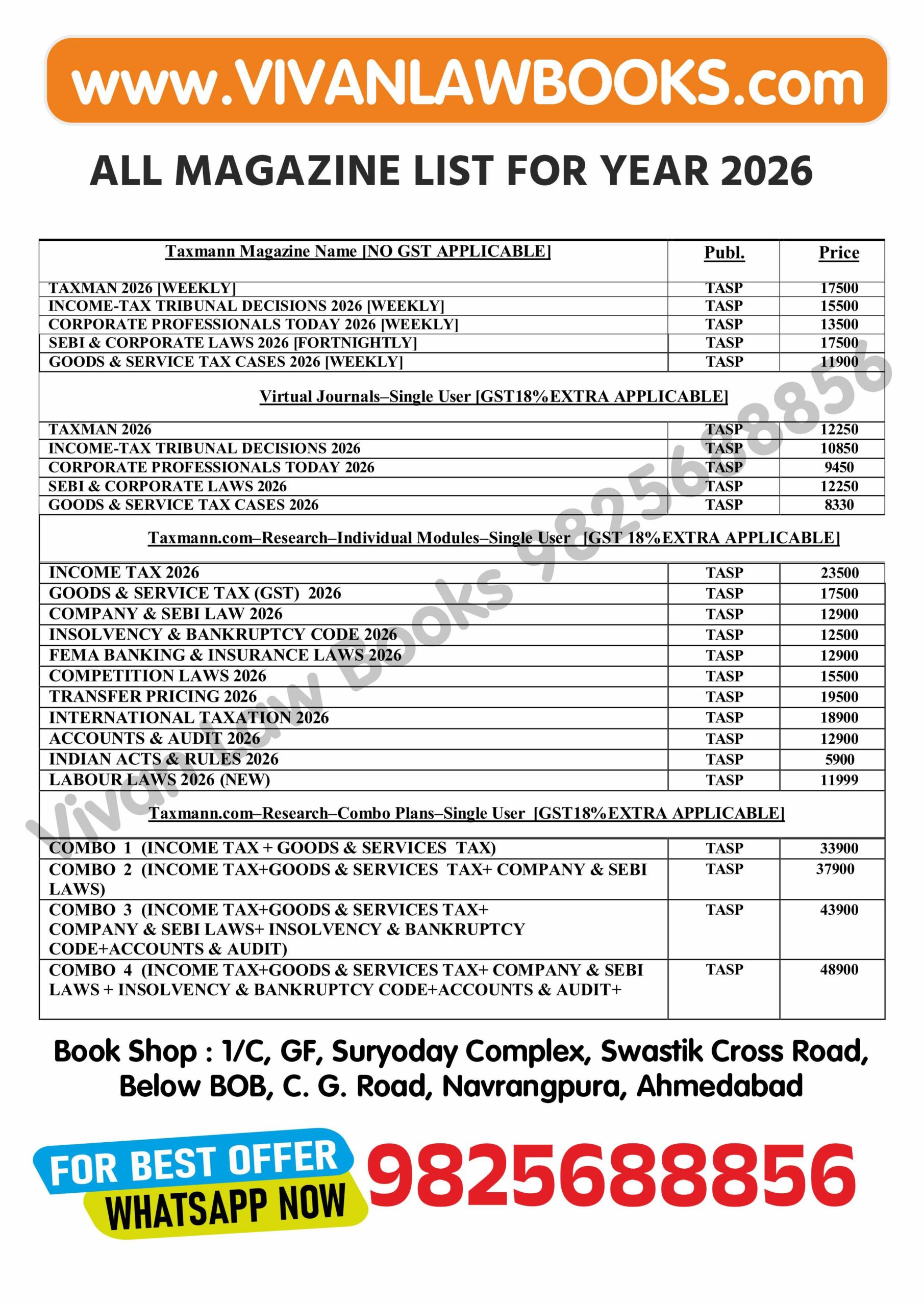 ALL English + GUJARATI MAGAZINES 2026 - For Booking Whatsapp 9825688856 — image 2
