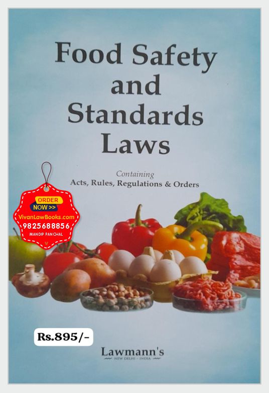 Food Safety and Standards Laws with Act Rules and Regulations and Orders - Latest 2025 Lawmann Edition