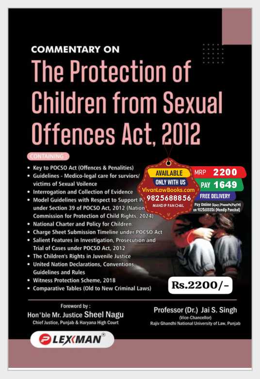 Commentary on POCSO - Protection of Children from Sexual Offences Act, 2012  - Latest 2025 Edition Lexman