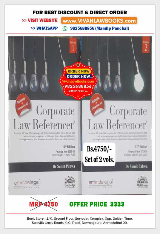 Corporate Law Referencer - Latest 11th Edition April 2025 Oakbridge & emindslegal