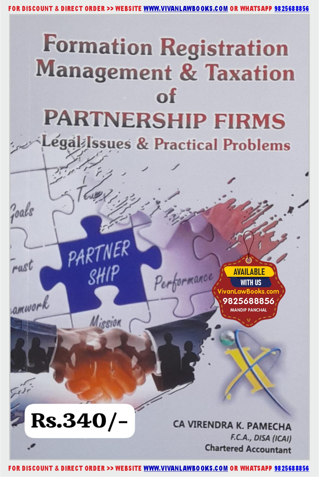 Formation Registration Management & Taxation of PARTNERSHIP FIRMS - Legal Issues & Practical Problems - Latest July 2025 Edition
