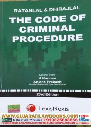 Ratanlal & Dhirajlal The Code of Criminal Procedure - CRPC In English 2020 Edition