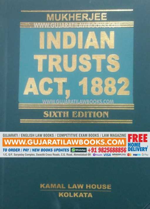 Mukherjee's INDIAN TRUSTS ACT, 1882 - SIXTH EDITION LATEST-0