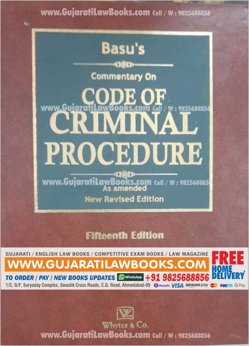 Basu - Commentary on Code of Criminal Procedure (CRPC) - 15th Edition July 2021 (2 Volume)-0