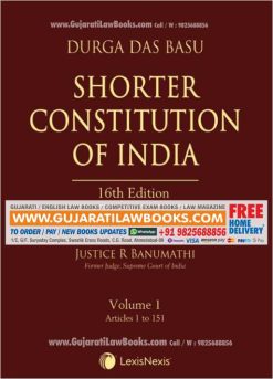 Shorter Constitution of India (2 volumes) Hardcover – July 2021 by D D Basu - Universal LexisNexis-0