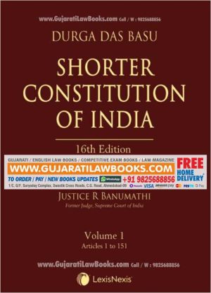 Shorter Constitution of India (2 volumes) Hardcover – July 2021 by D D Basu - Universal LexisNexis-0