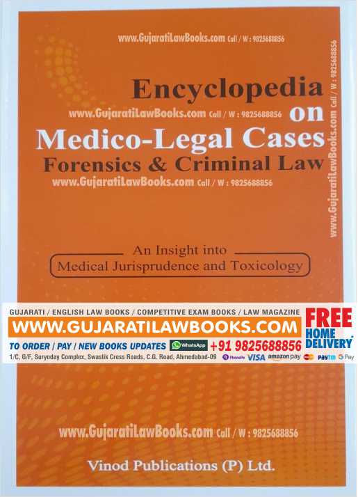 Encyclopedia on Medico Legal Cases - Forensic and Criminal Law - Latest 2022 Edition Vinod-0