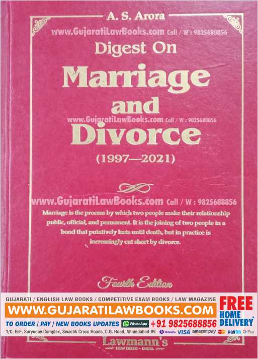 Digest on Marriage and Divorce (1997 to 2021) - Latest 4th - 2022 Edition-0
