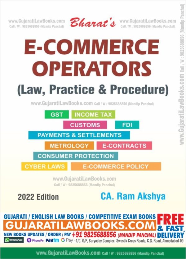 E-COMMERCE OPERATORS (Law, Policy & Procedures) - Latest 2022 Edition Bharat-0
