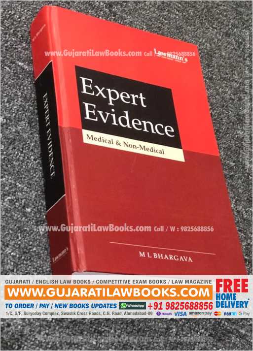 Expert Evidence - Medical and Non Medical - Latest 2022 Edition Lawmann ML Bhargava-0