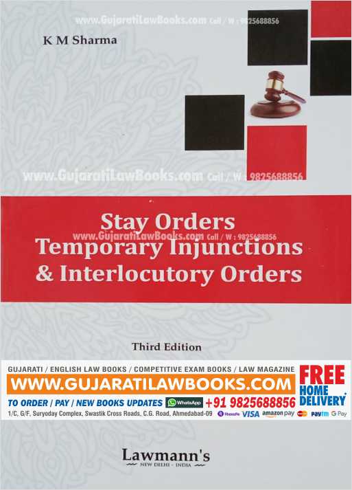 Stay Order Temporary Injunctions and Interlocutory Orders - Latest 2022 Edition Lawmann-0