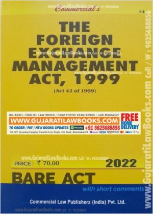 Foreign Exchange Management Act, 1999 - Bare Act - Latest 2022 Edition Commercial-0