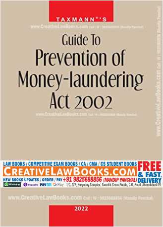 Taxmann's Guide to Prevention of Money-laundering Act 2002 – The Most Updated & Amended Compendium of Annotated text of the PML Act with 15+ Rules/Regulations, Notifications, Short Commentary, etc. Paperback – 4 January 2022 by Taxmann (Author)-0