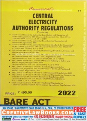 Central Electricity Authority Regulations - BARE ACT 2022 Commercial-0