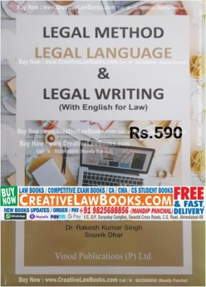 LEGAL METHOD LEGAL LANGUAGE AND LEGAL WRITING (With English for Law) Latest 2022 Edition Vinod Publication-0