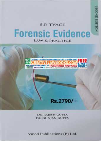 Forensic Evidence Law & Practice by S P Tyagi - Latest 2022 Edition Vinod Publication-0