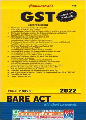 GST Bare Act - Updated upto 01-04-2022 Commercial-0