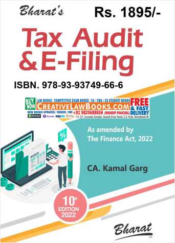 Bharat's - TAX AUDIT and e-FILING - 10th Edition 2022 CA Kamal Garg-0