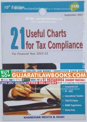 21 Useful Charts for Tax Compliance For Financial Year 2022-23 - Latest 10th Edition September 2022 - Khandhar Mehta & Shah KMS
