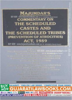 Majmudar's Commentary on THE SCHEDULED CASTES AND THE SCHEDULED TRIBES (PREVENTION OF ATROCITIES) ACT, 1989 - LATEST 2023 Sweet & Soft