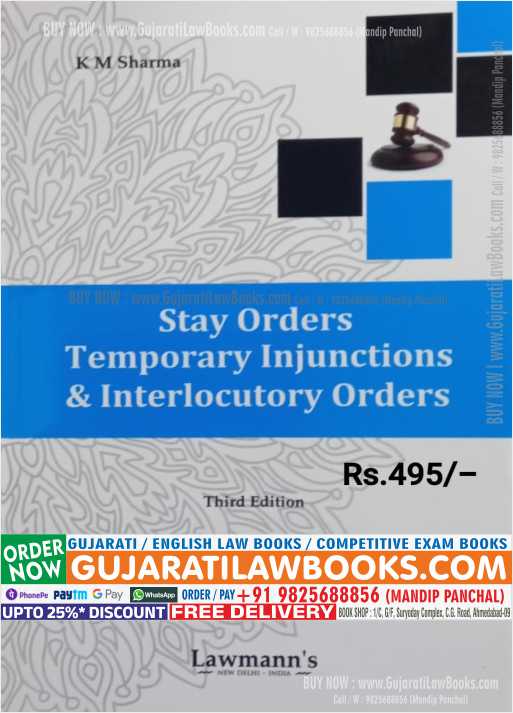Stay Orders Temporary Injunctions & Interlocutory Orders - Latest 2023 Edition Lawmann (Kamal)