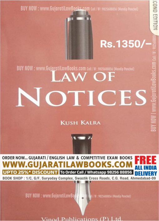 Law of Notices - 2nd Edition - 2023 Edition Vinod