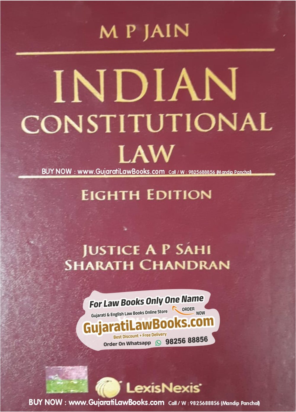 MP Jain - INDIAN CONSTITUTIONAL LAW (IN 2 VOLUME) - Latest September 2023 edition LexisNexis Universal