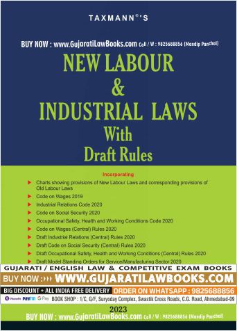 Taxmann's New Labour & Industrial Laws with Draft Rules – Complete coverage of the new Codes plus draft Rules, etc., along with comparative charts and tables for the new & old provisions Paperback – 6 January 2023