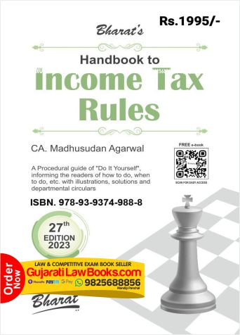 Bharat Handbook to Income Tax Rules (With FREE E-Book Access) By Madhusudan Agarwal Edition March 2023