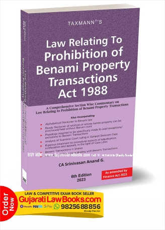 Taxmann's Law Relating to Prohibition of Benami Property Transactions Act 1988 – Section-wise commentary discussed extensively with Case Laws, FAQs, Tables, etc. [Finance Act 2023 Edition] Paperback – 6 April 2023 by CA Srinivasan Anand G. (Author)