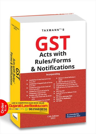 Taxmann's GST Acts with Rules/Forms & Notifications – Covering Amended, Updated & Annotated text of CGST/IGST/UGST Acts with GST Rules, GST Forms & GST Notifications | [Finance Act 2023] Paperback – 22 April 2023 by Taxmann (Author)
