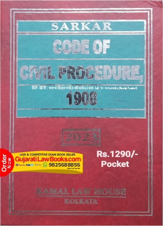 Sarkar - CPC - Code of Civil Procedure, 1908 (Pocket) Latest 2023 Edition Kamal