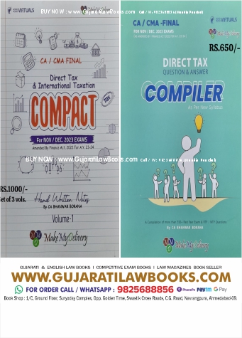 COMPACT & COMPLIER - CA / CMA Final by CA Bhanwar Borana - For November / December 2023 Exam