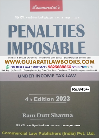***ORIGINAL*** Commercial's PENALTIES IMPOSABLE - Latest 4th Edition 2023 by Ram Dutt Sharma