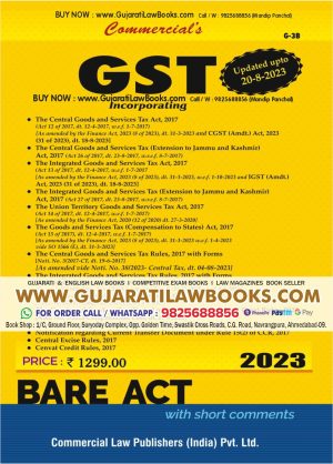 GST BARE ACT - Updated 20-8-2023 Commercial