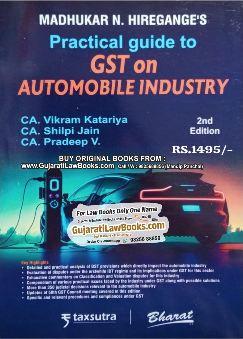 Practical Guide to GST on Automobile Industry by Madhukar N Hiregange - Latest 2nd Edition October 2023 Bharat Taxutra