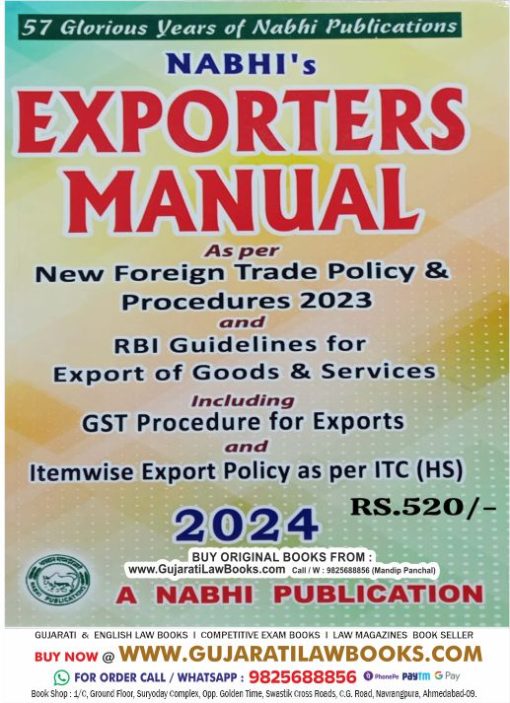 Nabhi's EXPORTERS MANUAL - Latest 2024 Edition