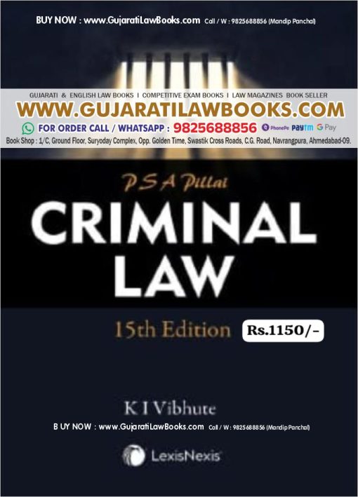 PS A Pillai CRIMINAL LAW by K I Vibhute - Latest 15th Edition LexisNexis Universal