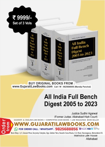 All India Full Bench Digest 2005 to 2023 (in 3 Volumes) - Latest 2024 Edition Malhotra Law House