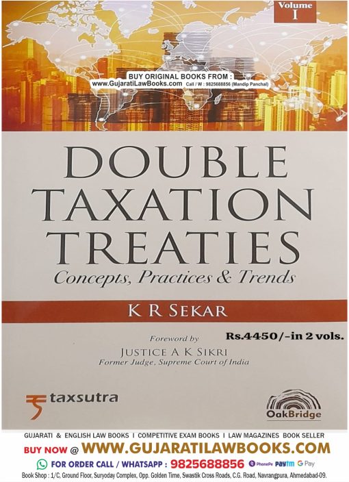 Double Taxation Treaties - by K R Sekar - (in 2 Volumes) Latest 2024 Edition Taxsutra Oakbridge
